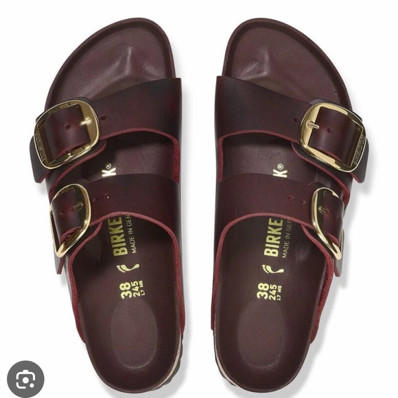 Birkenstock Shoes - Birkenstock Arizona Zinfandel Red Sz 38 New